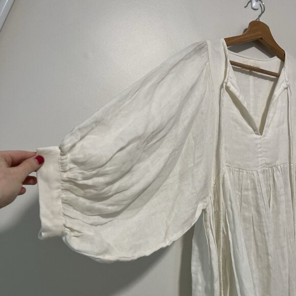 Daughters of India Kyra Mini Dress in White Gauze Size XS - Picture 5 of 10